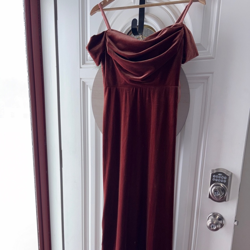 Revelry Dress in Rich Brown